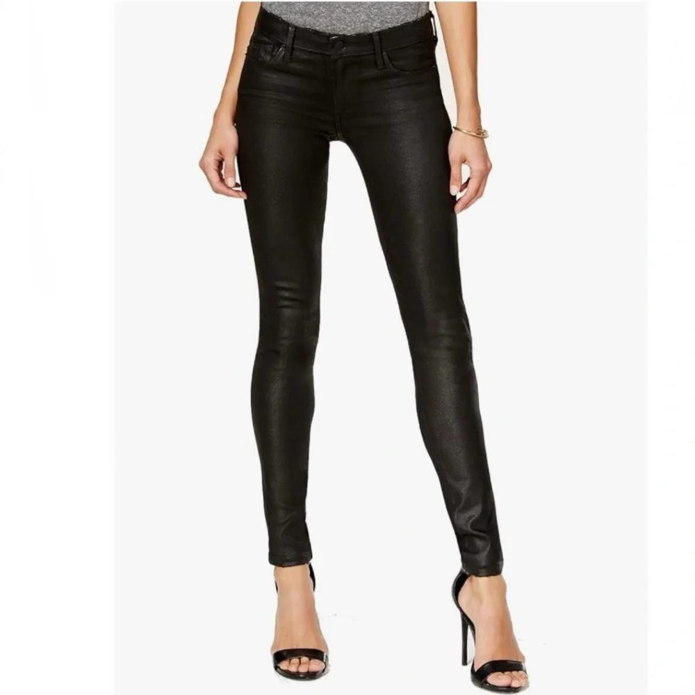 Joe's Jeans Coated Vixen Sassy Skinny Ankle Skinny Jean in Darley - Picture 2 of 11